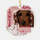 Search for hot dogs ornaments Dachshund