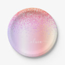 Search for pastel rainbow plates For her