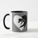 Search for love logo mugs Heart