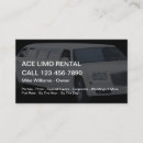 Recherche de limousines cartes visite Pour lui
