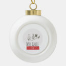 Search for snow globe ornaments Christmas tree