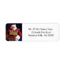 Search for self adhesive return address labels Season's greetings