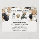 Search for rattle baby shower invitations Stroller