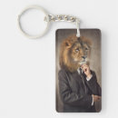 Search for jungle rectangular keychains Tiger