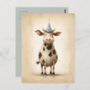 Recherche de vache heureuse cartes postales Pour enfants