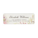 Search for floral return address labels Lovely