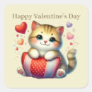 Search for cat valentines stickers Cute