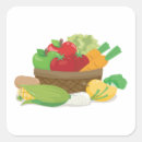 Search for vegetable basket stickers Food