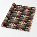 Search for carousel horse wrapping paper Vintage