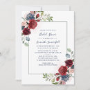 Recherche de burgundy bridal shower invitations Rose pâle