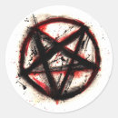 Search for pentagram stickers Satanic