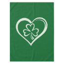 Search for shamrock tablecloths Patricks