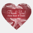 Search for beach heart wedding stickers Starfish