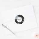 Search for musical wedding stickers Vinyl record