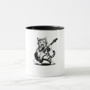 Search for cat with guitar mugs Animal