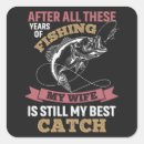 Search for love fishing stickers Funny