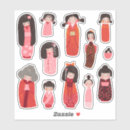 Search for geisha girl stickers Cute