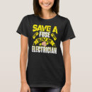 Search for electrician womens tshirts Electrical