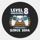 Search for eight year old stickers Bday