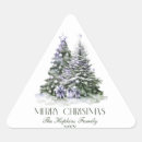 Search for simple triangle stickers Christmas tree