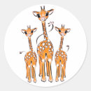 Search for cute giraffe stickers Zoo animals