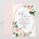 Search for blush floral baby shower invitations Spring summer fall winter