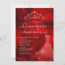 Search for red quinceanera invitations Miss quince mexican