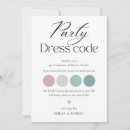 Search for dress code invitations Minimalist