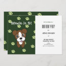 Search for boxer birthday invitations Puppy
