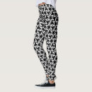 Search for black star pattern leggings Black and white