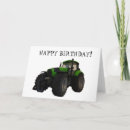 Recherche de tracteur anniversaire cartes Vert
