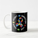 Search for autism puzzle mugs Awareness