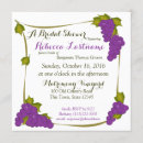 Search for vineyard bridal shower invitations Grapes