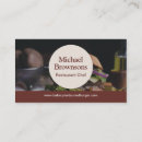 Search for restaurant business cards Minimalist