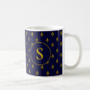 Search for gold fleur de lis mugs French