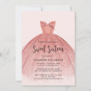 Search for dress sweet 16 invitations Princess
