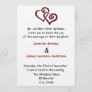 Search for double heart wedding invitations Marriage