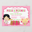 Search for pizza and pajama party invitations Pyjamas