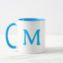 Search for blue monogrammed mugs Trendy