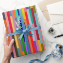 Search for thin stripes wrapping paper Red