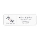 Search for married couple return address labels Minimalist