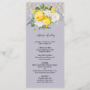 Search for sunflower wedding programs Purple
