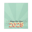 Search for new year notepads Retro