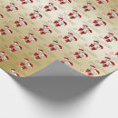 Search for gold santa wrapping paper Typography