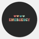 Search for emergencies stickers Medical professionals