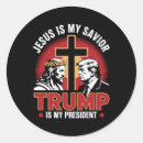 Search for jesus is my saviour stickers Patriotism