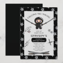 Search for cute ninja invitations Calling all ninjas