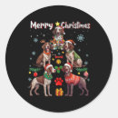Search for german shorthaired pointer stickers Merry christmas