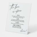 Search for bar menu drinks wedding signs Cocktails