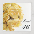 Search for yellow rose birthday invitations Elegant